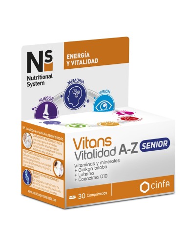 Ns Vitans Vitalidad A-Z Senior 30comp