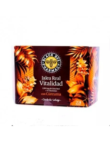 Black Bee Vitalidad 20 Ampollas