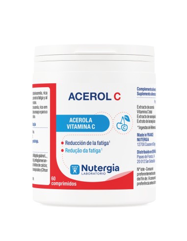 Nutergia Acerol C 60 comprimidos