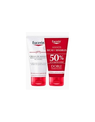 Eucerin Duplo Crema de Manos Ph5 2X75 ml