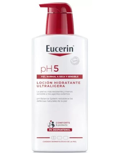 Eucerin pH5 Loción Hidratante Ultraligera Corporal 400ml