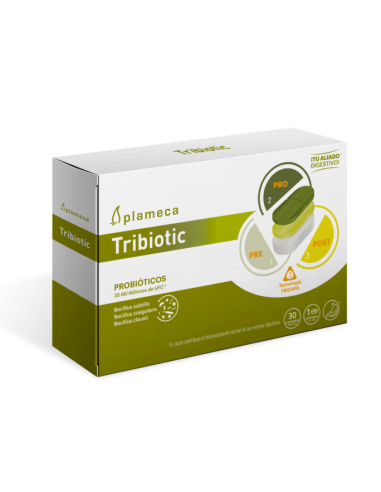 Tribiotic 30 comprimidos tricapa Plameca