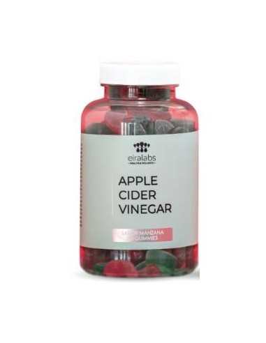 APPLE CIDER VINEGAR vinagre de manzana 60 gummies EIRALABS