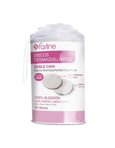 Farline Discos Desmaquillantes Ovalados 40 uds