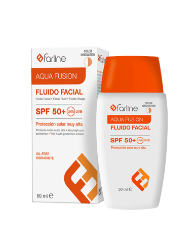 Farline Fluido Facial Aqua Fusion Color SPF 50+ 50 ml