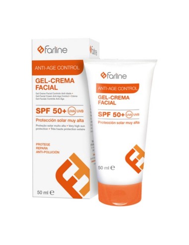 Farline Gel-Crema Facial Anti-age Control SPF 50+ 50 ml